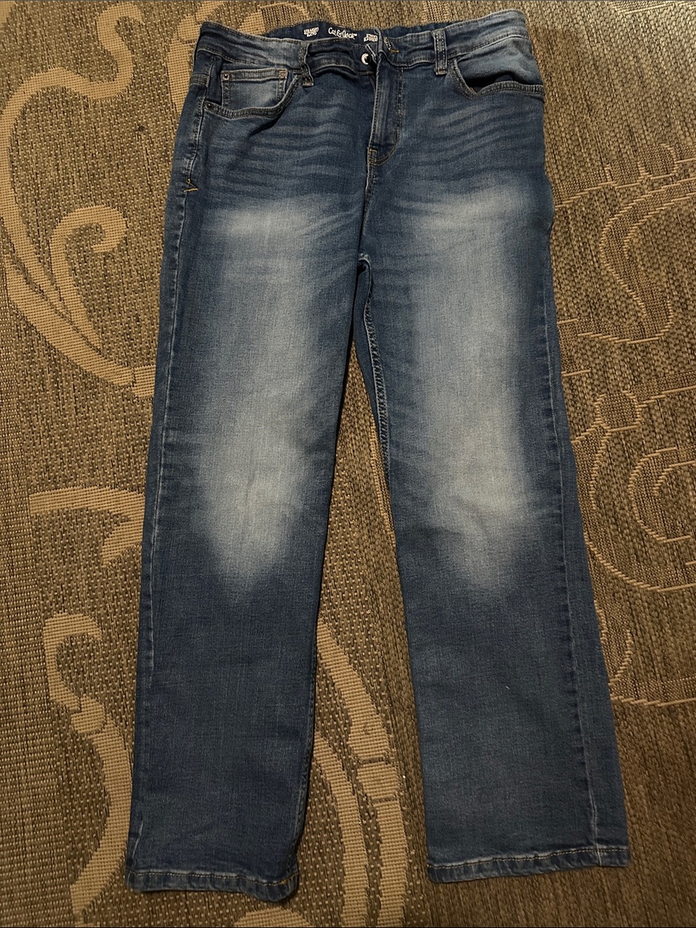Cat & Jack Blue Faded Straight Jeans